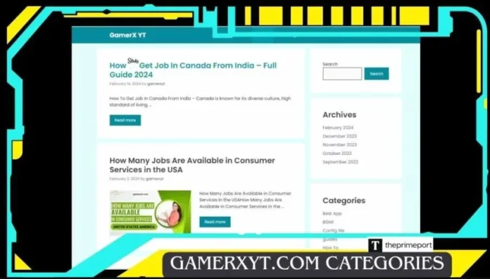 Gamerxyt.com Categories